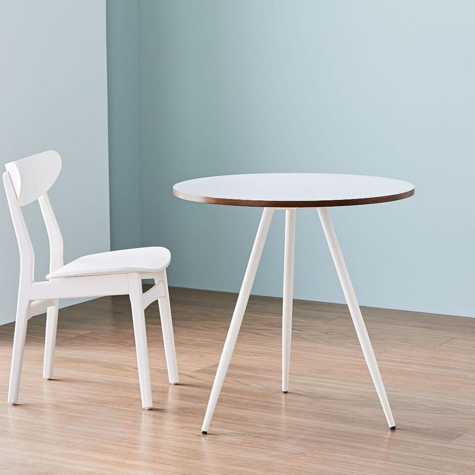 Wren Bistro Table White Laminate West Elm Australia